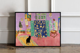 Henri Matisse Pink Studio 1911 Poster, Henri Matisse poster, Exhibition Print, Matisse pink poster,Henri  Matisse print 1250719517