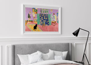 Henri Matisse Pink Studio 1911 Poster, Henri Matisse poster, Exhibition Print, Matisse pink poster,Henri  Matisse print 1250719517