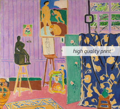 Henri Matisse Pink Studio 1911 Poster, Henri Matisse poster, Exhibition Print, Matisse pink poster, Henri Matisse print, Matisse Home Decor 1185842298