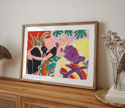 Henri Matisse The Conversation Poster, Henri Matisse Exhibition Print, Henri Matisse wall art, Contemporary Print, Mid Century Modern 1441133205