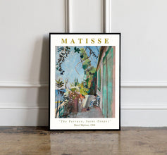 Henri Matisse The Terrace Saint-Tropez Poster, Henri Matisse Wall art, Henri Matisse print, Exhibition Print, Matisse Wall Decor, Gift Idea 1440207247