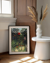 Henri Rousseau Monkeys and Parrot, Henri Rousseau print, Henri Rousseau poster, Tropical wall art, Tropical exhibition poster 1167439846