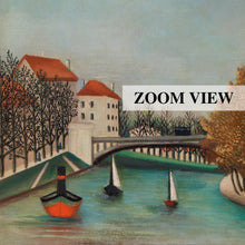 Henri Rousseau Study for View of the Pont de Sevres, Henri Rousseau print, Henri Rousseau poster, Tropical wall art, Tropical exhibition 1178383876