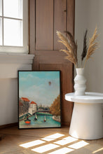 Henri Rousseau Study for View of the Pont de Sevres, Henri Rousseau print, Henri Rousseau poster, Tropical wall art, Tropical exhibition 1178383876