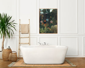 Henri Rousseau The Dream Poster, Henri Rousseau print, Henri Rousseau poster, Tropical wall art, Tropical exhibition poster 1202910069