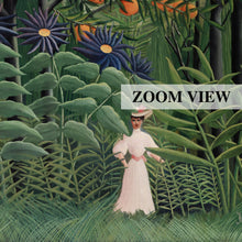 Henri Rousseau Woman walking in the forest print, Henri Rousseau print, Henri Rousseau poster, Tropical wall art, Tropical exhibition poster 1181398079