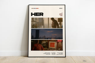 Her Movie Poster, Modern Movie Poster Print, Her Poster Wall Decor, DIGITAL FILES, Joaquin Phoenix 1418959972