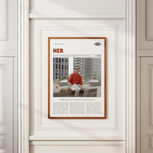 Her, Spike Jonze, Retro Movie Poster, Custom Movie Poster 4421167127
