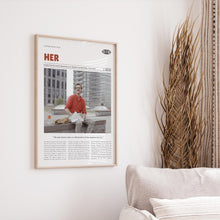 Her, Spike Jonze, Retro Movie Poster, Custom Movie Poster 4421167127