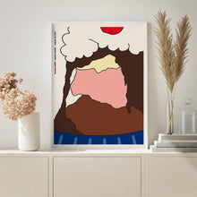 Herman Miller Ice Cream Poster  Art Poster  Wall Art Decor  Minimalistic Design Kitchen Wall Art Summer Picnic 1788783695