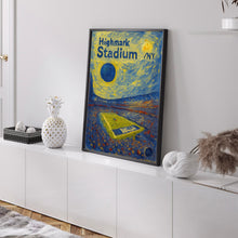 Highmark Stadium Poster, Bills Poster, Minimalist, Helvetica, Mid-Century Modern, Football Art, Football Stadium Poster, Buffalo Bills Art