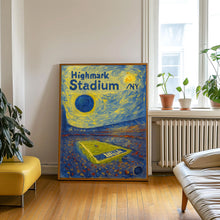 Highmark Stadium Poster, Bills Poster, Minimalist, Helvetica, Mid-Century Modern, Football Art, Football Stadium Poster, Buffalo Bills Art