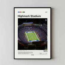 Highmark Stadium Poster, Buffalo Bills Poster Print, NFL Stadium Poster, Football Fan Gift Print