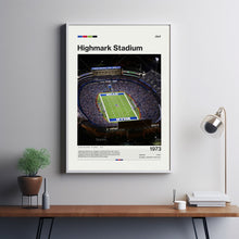 Highmark Stadium Poster, Buffalo Bills Poster Print, NFL Stadium Poster, Football Fan Gift Print