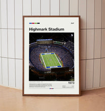 Highmark Stadium Poster, Buffalo Bills Poster Print, NFL Stadium Poster, Football Fan Gift Print