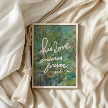 His Love Endures Print Christian Bible Verse, Nature Art (Digital Download) 1757034912