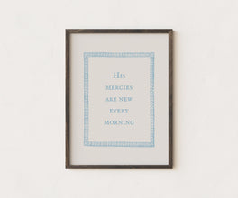 His Mercies Are New Scripture Print Christian Wall Art (Digital Download) 4343375761