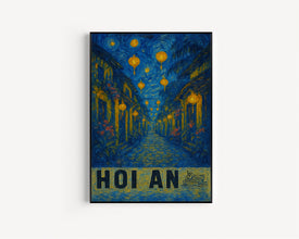 Hoi An Travel Poster - Vietnam Wall Art Print, Ancient town Illustration Artwork, Home & Office decor, Gift idea, Quang Nam Travel print