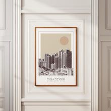 Hollywood Poster Print, Hollywood Travel Poster, Hollywood Minimalistic Wall Art, Hollywood, Florida, United States 1882439385