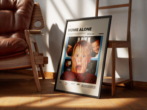 Home Alone Poster, Macaulay Culkin Poster, Christmas Movie Poster Print, Chris Columbus Film Home Alone Print, Gift for Christmas Idea 4338811793