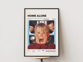 Home Alone Poster, Macaulay Culkin Poster, Christmas Movie Poster Print, Chris Columbus Film Home Alone Print, Gift for Christmas Idea 4338811793