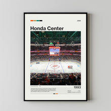 Honda Center Poster, Anaheim Ducks Poster Print, NHL Arena Poster, Hockey Fan Gift Print