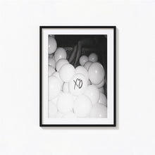 House of Balloons Print, Girl Room Black and White Wall Art, Vintage Print, Photography Prints, Museum Quality Photo Print, Disco Party Wall 1620778173