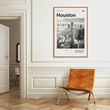 Houston Art Print  Houston  Poster  Houston Wall Art  Mid Century Poster  Travel Print Art  Texas 1591419719