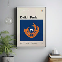Houston Ballpark Poster, Daikin Park Stadium Print, Mid Century Modern Baseball Poster,-KJRZG2