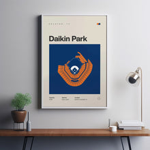 Houston Ballpark Poster, Daikin Park Stadium Print, Mid Century Modern Baseball Poster,-KJRZG2