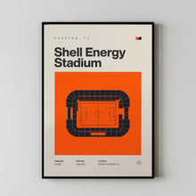 Houston Dynamo Poster, Shell Energy Stadium Print, Mid Century Modern Soccer Poster, Fo-EQBEB7