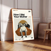 How I Met Your Mother Tv Series Poster, Mid-Century Modern Art, Minimalist Movie Poster 4426697661