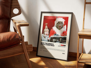 How the Grinch Stole Christmas Poster, Retro Movie, Vintage Film, Jim Carrey, Ron Howard 4416413233