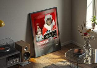 How the Grinch Stole Christmas Poster, Retro Movie, Vintage Film, Jim Carrey, Ron Howard 4416413233