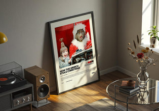 How the Grinch Stole Christmas Poster, Retro Movie, Vintage Film, Jim Carrey, Ron Howard 4416413233