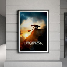 How to Train Your Dragon Movie Poster, Live Action Fantasy Film Art Print, Hiccup Night Fury Glossy Large Format Decor, Perfect Gift 4333619810