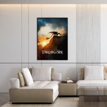 How to Train Your Dragon Movie Poster, Live Action Fantasy Film Art Print, Hiccup Night Fury Glossy Large Format Decor, Perfect Gift 4333619810