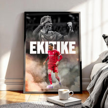 Hugo Ekitike Football Poster Liverpool Football Art Print 4397959068