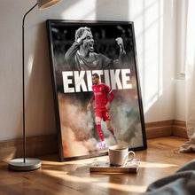 Hugo Ekitike Football Poster Liverpool Football Art Print 4397959068