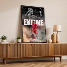 Hugo Ekitike Football Poster Liverpool Football Art Print 4397959068