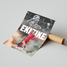 Hugo Ekitike Football Poster Liverpool Football Art Print 4397959068