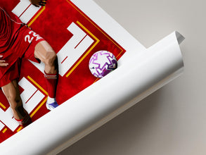Hugo Ekitike Football Poster Modern Liverpool Poster Art Print 4387766213