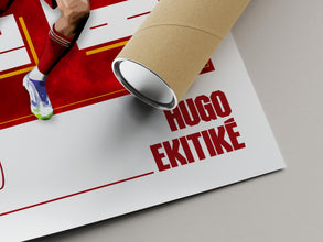 Hugo Ekitike Football Poster Modern Liverpool Poster Art Print 4387766213