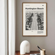 Huntington Beach City Art Print  Huntington Beach Poster  Huntington Beach Wall Art  Mid Century Poster  Travel Print Art  California 1579757083