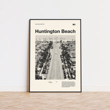 Huntington Beach City Art Print  Huntington Beach Poster  Huntington Beach Wall Art  Mid Century Poster  Travel Print Art  California 1579757083