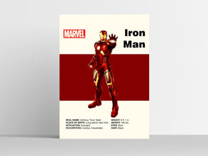 IRON MAN POSTER - Marvel Poster - Avengers Poster - Printable Art - Digital Art - Wall Art - Mid Century Modern Art - Home Decor 1888643221