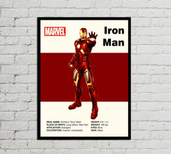 IRON MAN POSTER - Marvel Poster - Avengers Poster - Printable Art - Digital Art - Wall Art - Mid Century Modern Art - Home Decor 1888643221