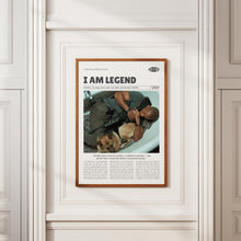 I Am Legend, Francis Lawrence, Retro Movie Poster, Custom Movie Poster 4421170514