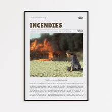 Incendies, Denis Villeneuve, Retro Movie Poster, Custom Movie Poster Print 4421167679