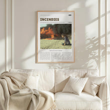 Incendies, Denis Villeneuve, Retro Movie Poster, Custom Movie Poster Print 4421167679